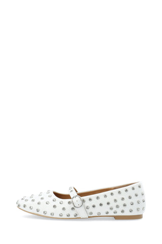 Biafall Mary Jane Shoes | White