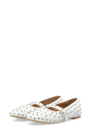 Biafall Mary Jane Shoes | White