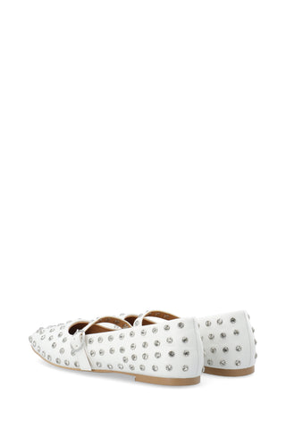 Biafall Mary Jane Shoes | White