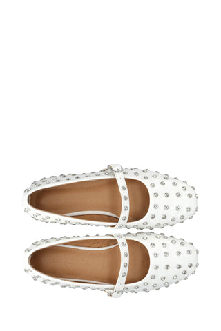 Biafall Mary Jane Shoes | White