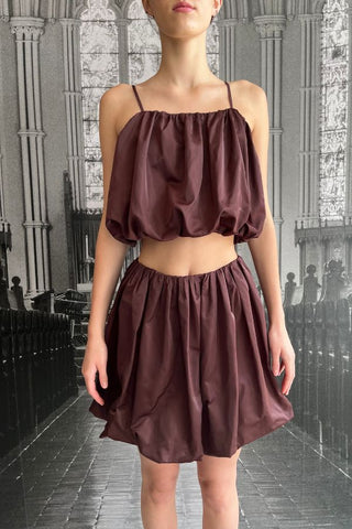Evans Skirt | Oxblood