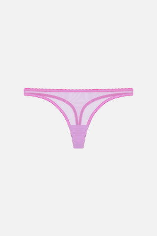Bella Clean Tulle Thong | Pastel Purple