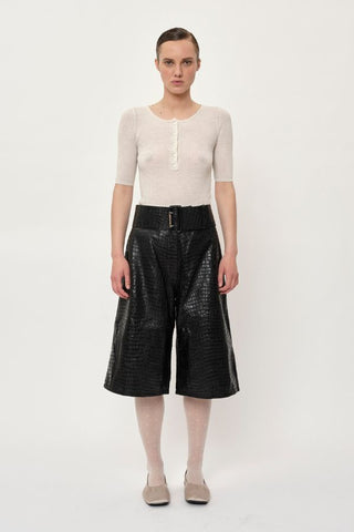 Agnes Knit Blouse | Off White