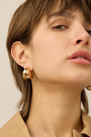 Nouveaux Puff Earrings | Gold