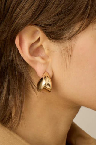 Nouveaux Puff Earrings | Gold