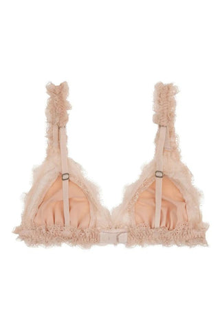 Love Lace Triangle Bralette | Sand