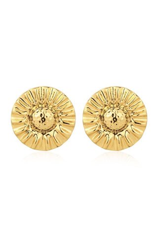 The Sunflower Studs | Gold