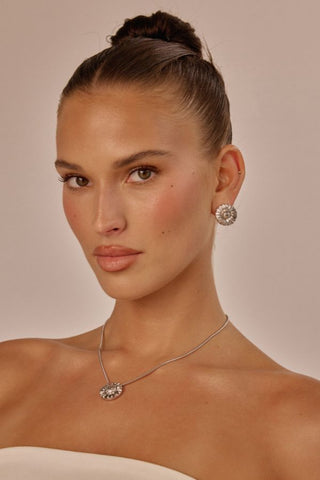 The Sunflower Studs | Silver