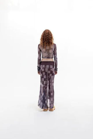 Mesh Turtleneck Top | Sentinel