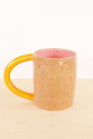 Colourblock Mug | Bubblegum/Tangerine