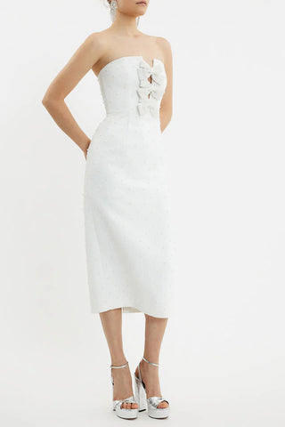 Ophelia Midi Dress | Ivory