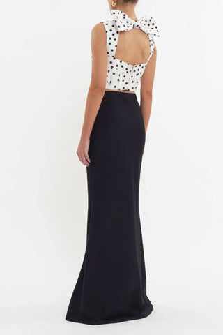 Delia Crop Top | Polka Dot