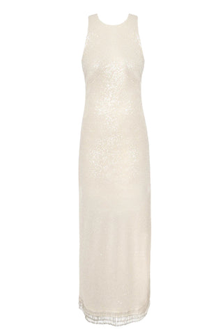 Rubia Embellished Maxi Dress | Ivory