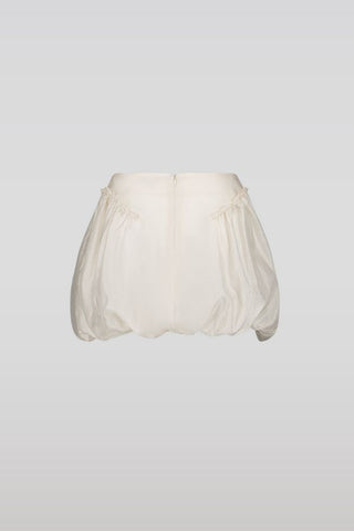 Mini Bubble Skirt | Cream
