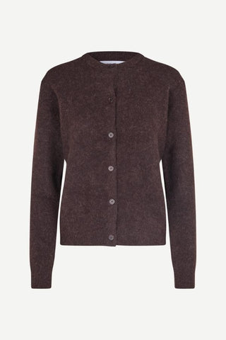 Nor Short Cardigan | Black Coffee