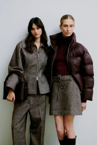 Arbor Fitted Jacket | Chocolate Plum