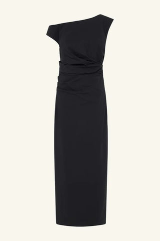Campbell Off Shoulder Maxi Dress | Black