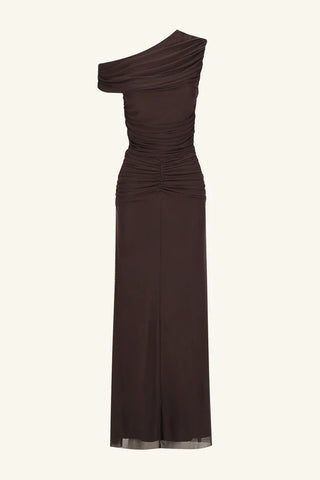Mira Off Shoulder Maxi Dress | Ganache