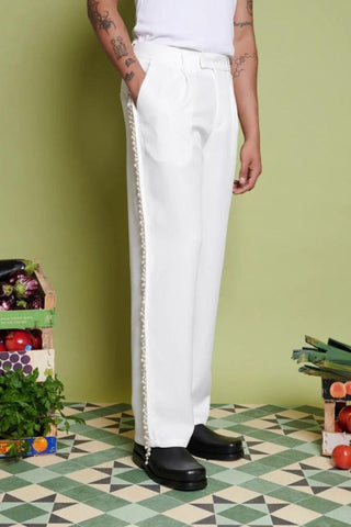 Dylan Pearl Trousers | Pearl Ivory