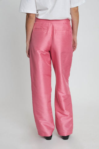 Crispy Pleated Pant | Pink