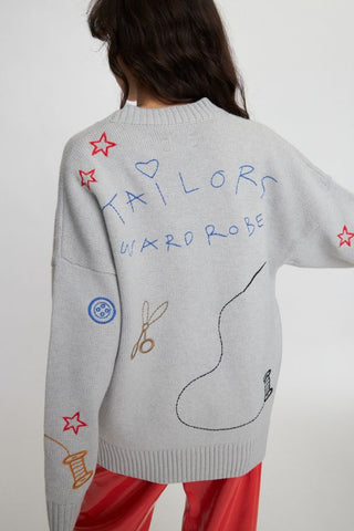 The Tailors Cardigan | Light Grey