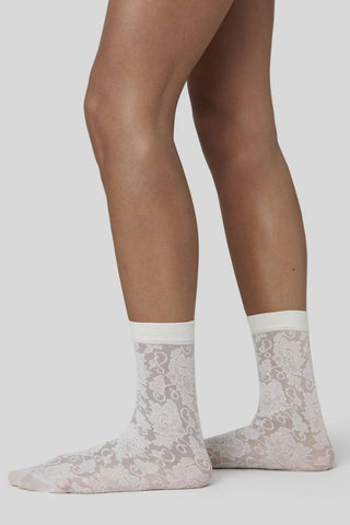 Lily Lace Socks | Ivory