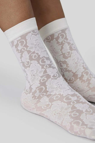 Lily Lace Socks | Ivory
