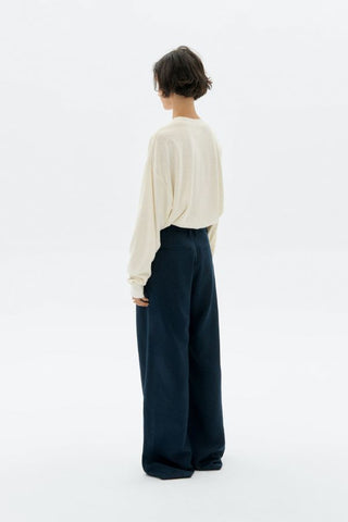 Molly Wide Leg Pants | Navy