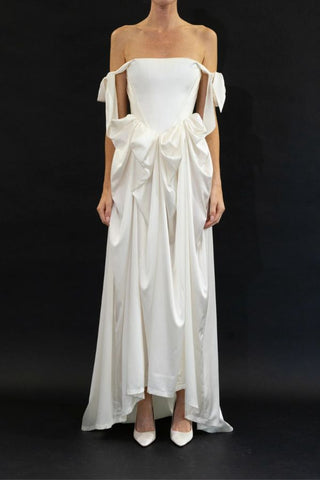 Magda Satin Dress | WED STUDIO