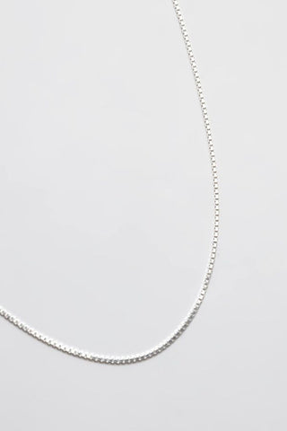 Box Chain Necklace | Silver