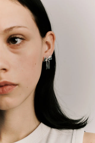 Ruby Earrings | Silver