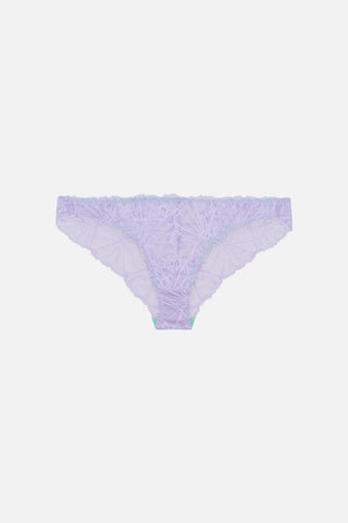 Anais Graphic Lace Knickers | Lilac