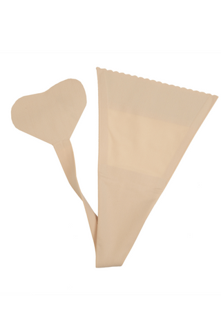 This seamless and invisible thong is made from soft and comfortable material. There is silicone gel on the front and back to secure the thong’s position which is dermatologically approved and hypoallergenic. Made to be reusable up to 50 times. 