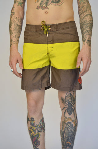 Strange Rumblings globe swimshorts