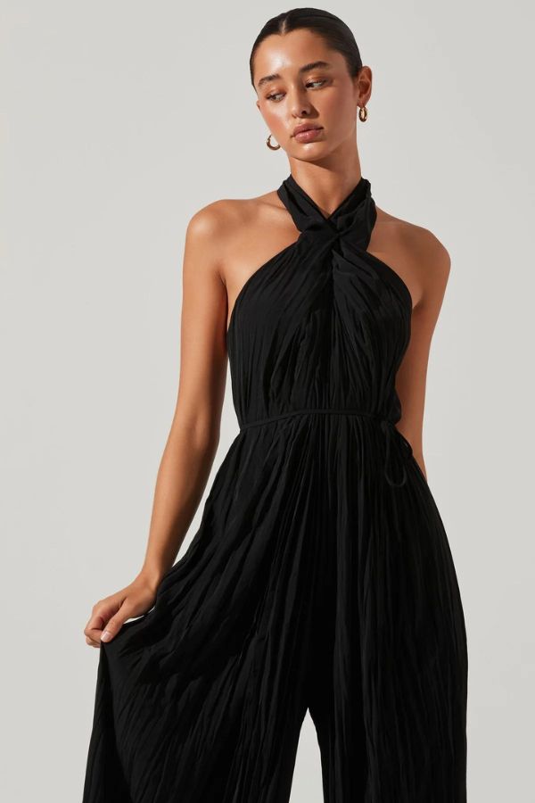 Halter wide leg jumpsuit 2025
