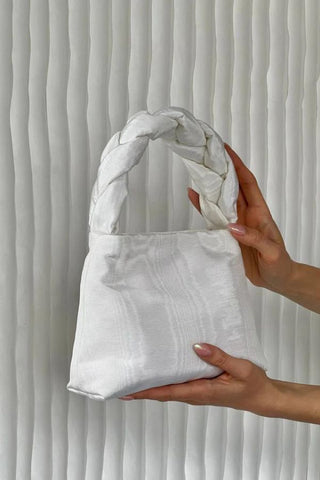 Bridal Braidy Bag | Snow Moire