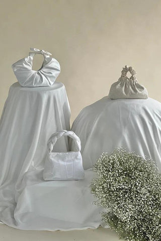 Bridal Braidy Bag | Snow Moire