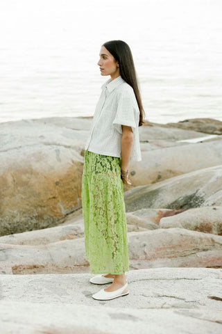 Field Skirt | Lime Lanai Lace