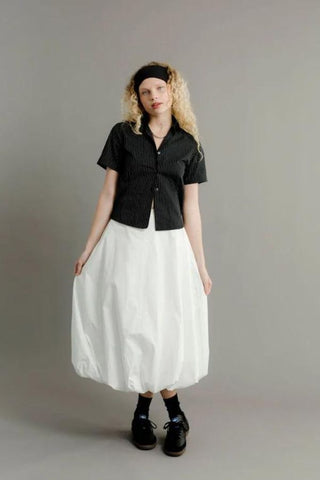 Hart Skirt | White Poplin