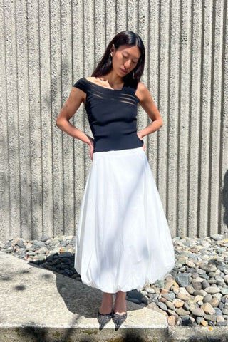 Hart Skirt | White Poplin