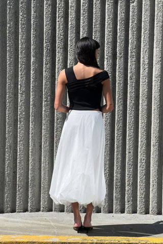 Hart Skirt | White Poplin