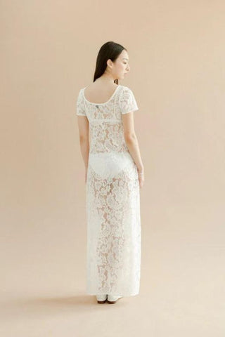 Mimi Lace Dress | Ivory Lanai Lace