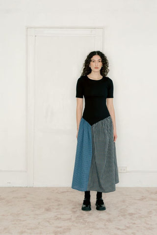 Portrait Dress | Black/Carter