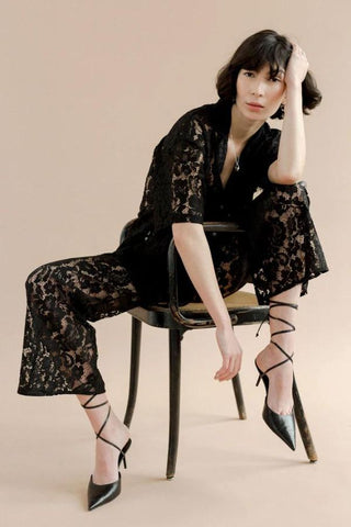 Lily Pant | Black Lace