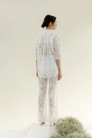 Lily Pant | White Lace