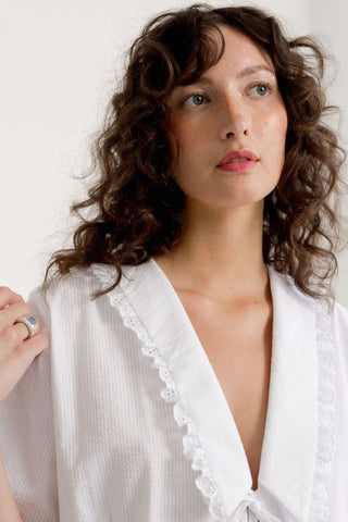 Marinero Top | Solstice White