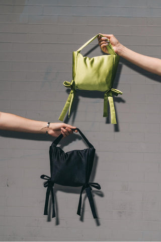 Yuki Bag | Black Satin