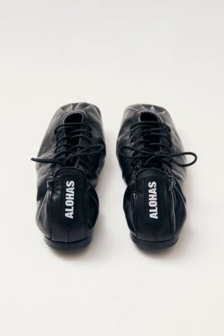 Aureline Leather Ballet Flats | Black