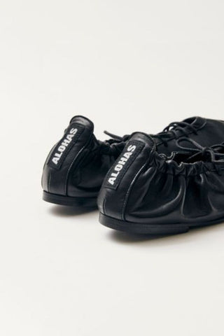 Aureline Leather Ballet Flats | Black
