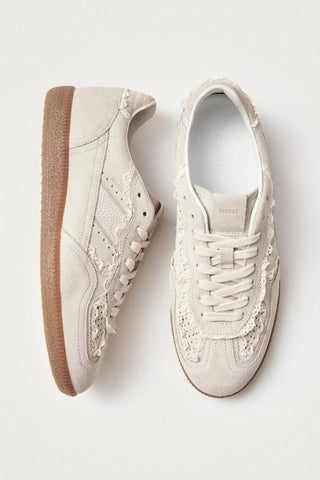 Tb. 490 Crochet Cream Leather Sneakers | Cream Leather